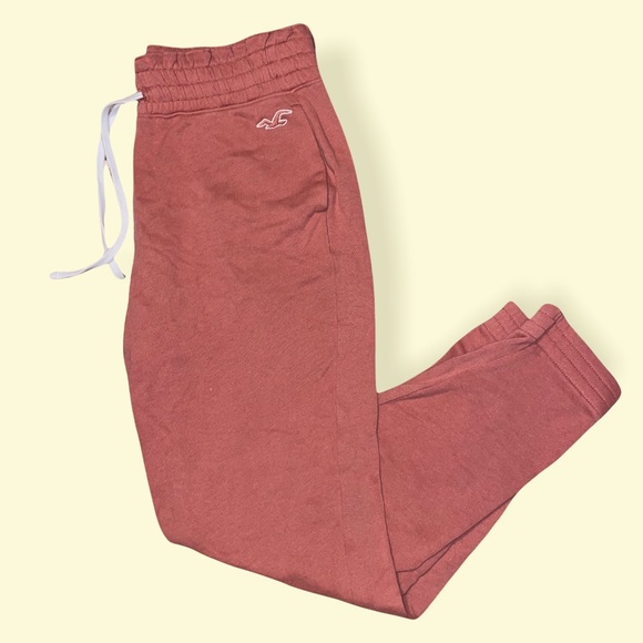 Hollister Pants - Hollister coral pink joggers